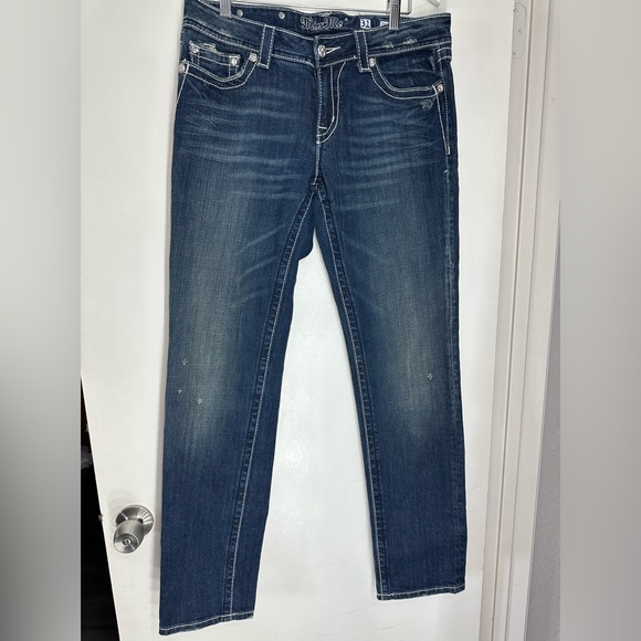 Miss Me Women's Jeans size 31x32 skinny - Picture 4 of 16